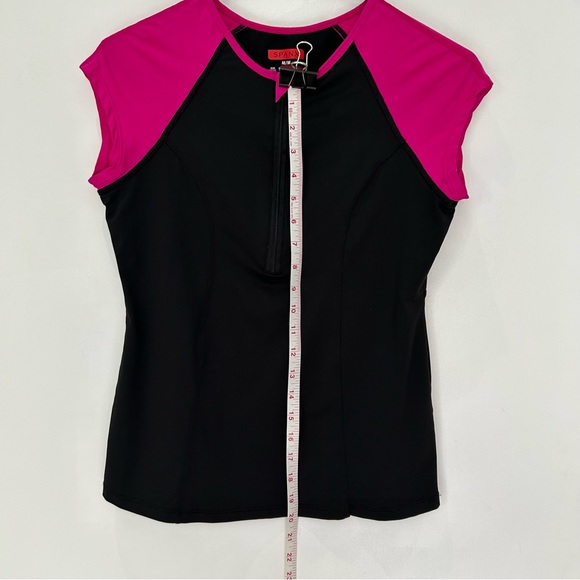SPANX Active Cap Sleeve Exercise Top Size Medium - Picture 8 of 14